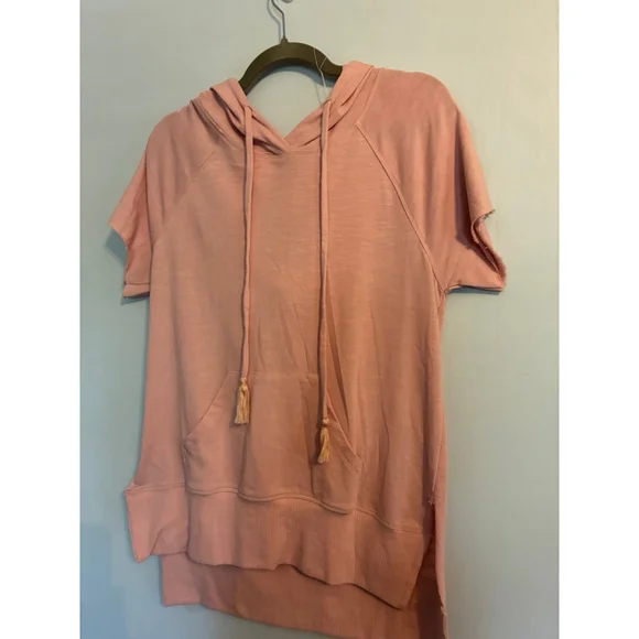 0169 NWT KORI Size Small Light Pink Hoodie - Picture 4 of 10